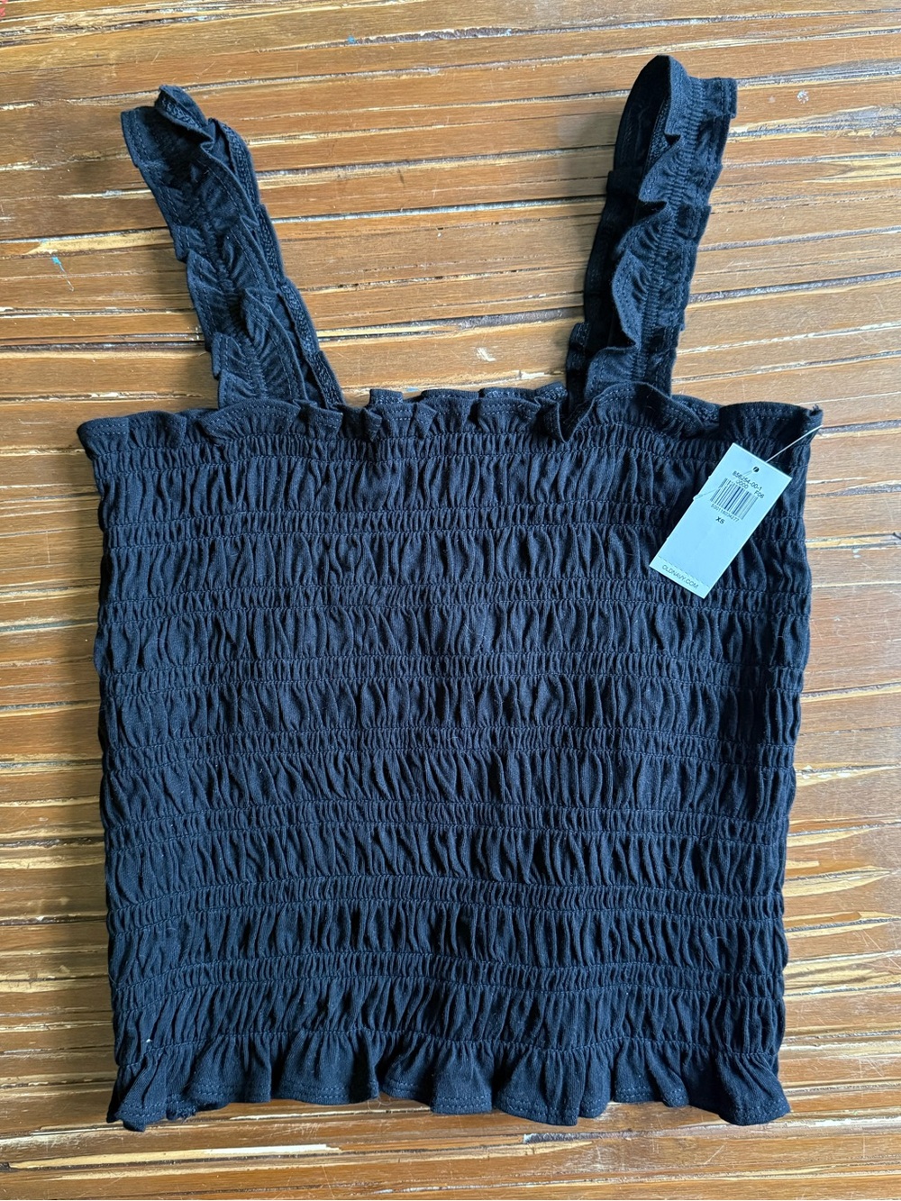 Old Navy Smocked Ruffle Strap Tank Top